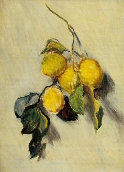 Claude Oscar Monet : Branch of Lemons